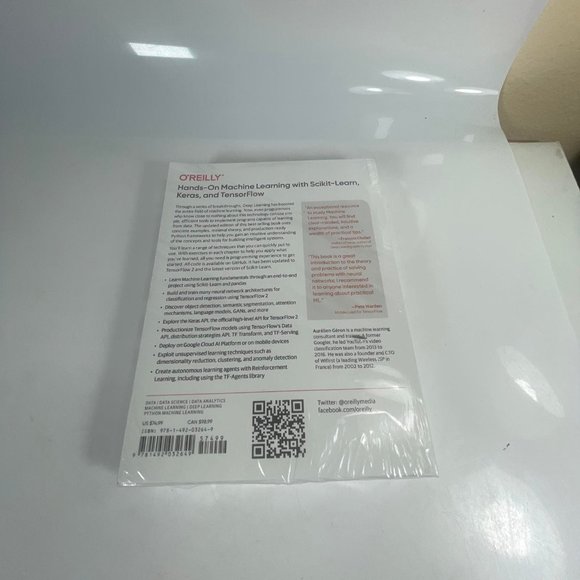 O'Reilly Hands-On Machine Learning With Scikit-Learn Keras And TensorFlow - Picture 10 of 11